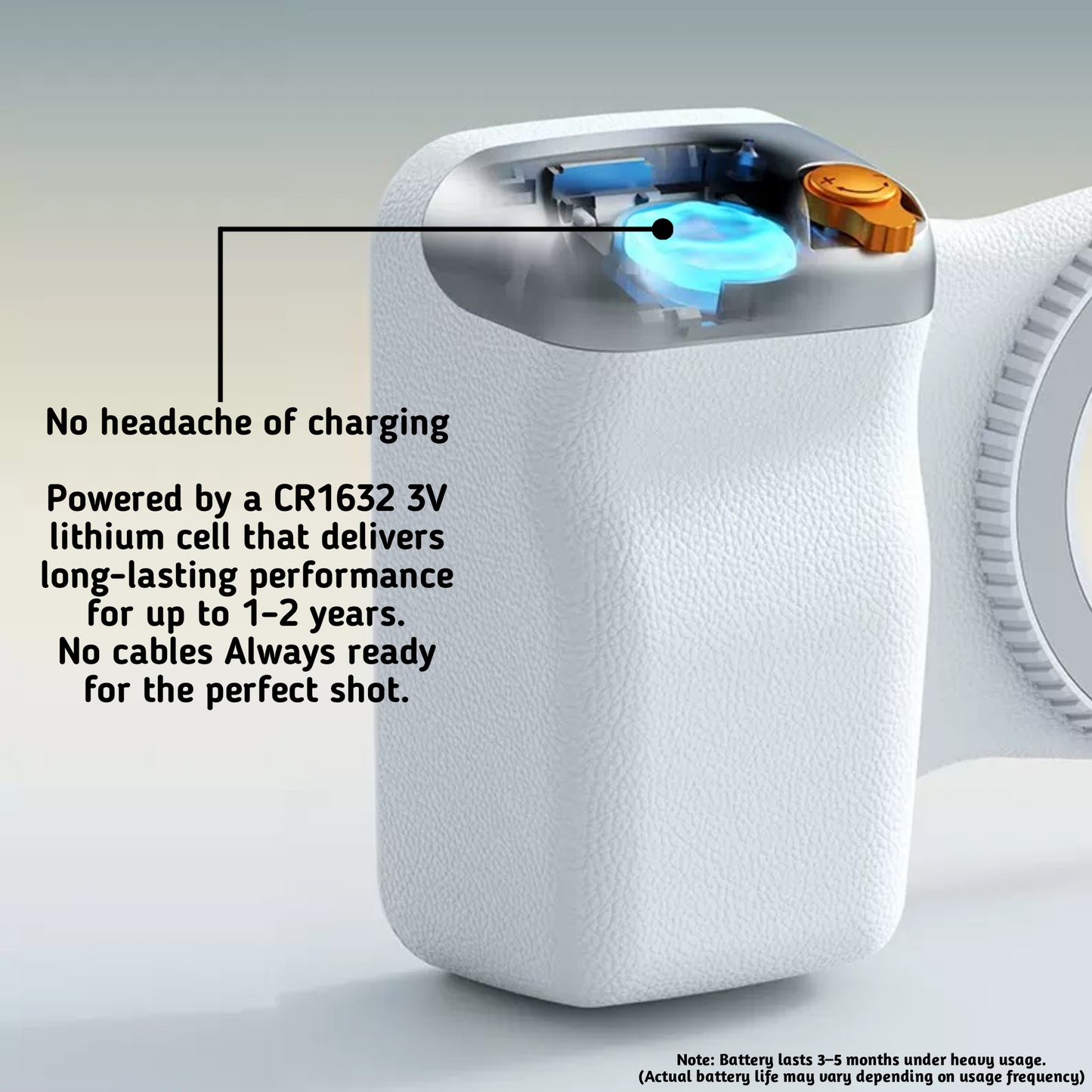 MagSnap Magnetic Camera Grip Compatible for iPhone & Android