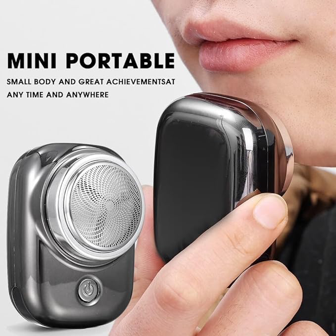 Premium Mini Electric Shaver for Men | Portable Pocket Shaver ✈️ | USB Rechargeable Smooth Grooming Trimmer