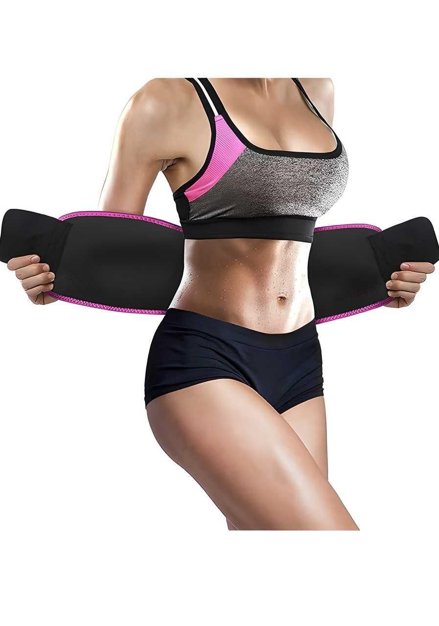 Adjustable Waist Trimmer Belt for Men & Women | Neoprene Belly Fat Sweat Belt for Gym & Workout