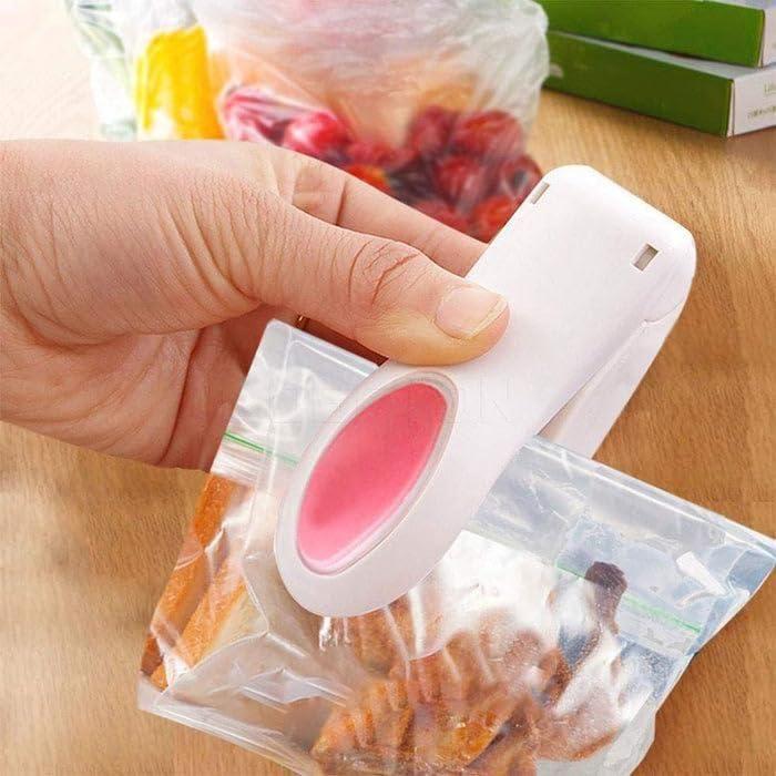 Portable Mini Heat Sealer Machine – Handheld Food & Snack Bag Sealing Tool for Airtight Storage (Multicolor)